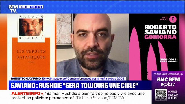 Menacé par la mafia napolitaine après son enquête dans le livre Gomorra , Roberto Saviano affirme qu'il continuera dans cette obsession de lutte