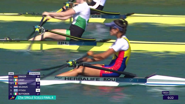2022 European Rowing Championships - Munich, Germany - Lightweight Women's Single Sculls (LW1x) A-final