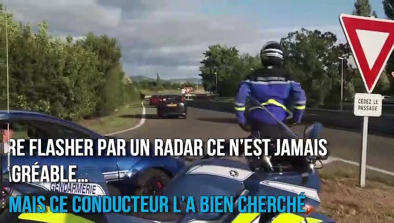 Il fait un doigt d’honneur à un radar et va très vite le regretter