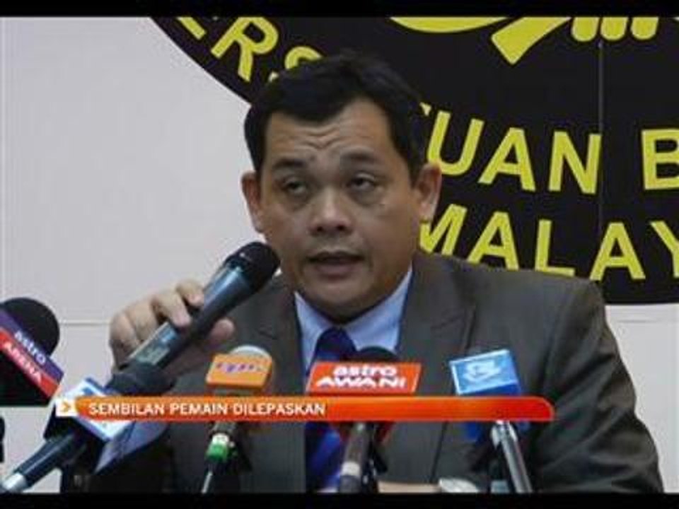 9 pemain Harimau Muda dilepaskan