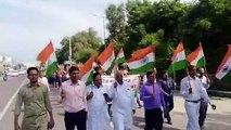 Non-violence march organized on the elixir of freedom