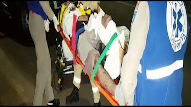 Motociclista sofre fratura na perna após acidente de trânsito no Centro