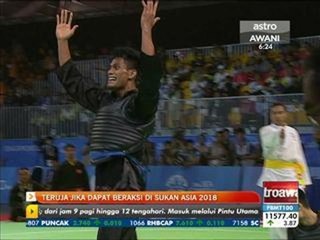Teruja jika dapat beraksi di Sukan Asia 2018