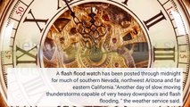Rain floods Las Vegas streets pours into some casinos in the wettest