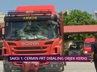 Pilihan AWANI 15 Feb: Saksi 1 - Cermin FRT dibaling objek keras