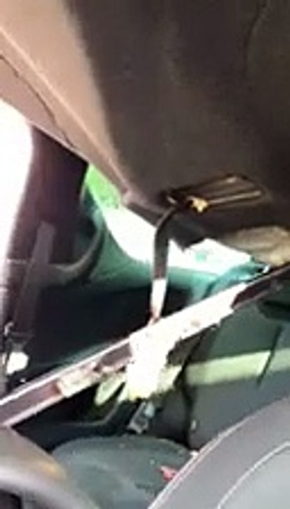 Rescapé d'un éboulement sur la route des gorges du Cians