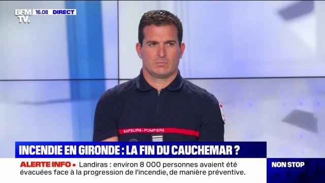 Feu fixé en Gironde: Un répit avec beaucoup d'humilité , tempère Éric Brocardi, porte-parole des sapeurs-pompiers