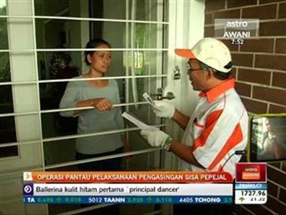 Operasi pantau pelaksanaan pengasingan sisa pepejal