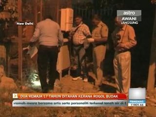 Dua remaja 17 ditahan kerana merogol budak