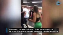 Incidente en Barcelona entre la Guardia Urbana y un grupo de manteros