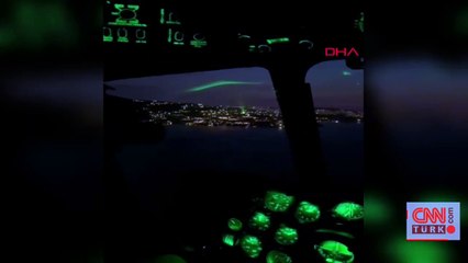 Söndürme helikopterine lazer tuttular