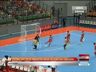 Futsal AFF 2015: Malaysia akur kehebatan Thailand