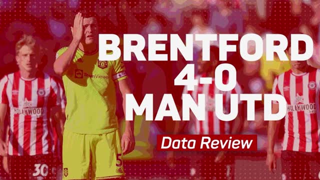 Brentford 4-0 Manchester United - Data Review