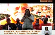 PSUV inaugura la Sala Plenaria de Parque Central con el nombre de Darío Vivas en Caracas