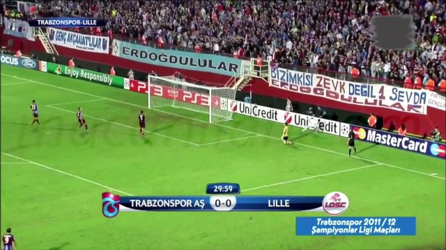 Trabzonspor 1-1 Lille OSC [HD] 27.09.2011 - 2011-2012 Champions League Group B Matchday 2 (Ver. 2)
