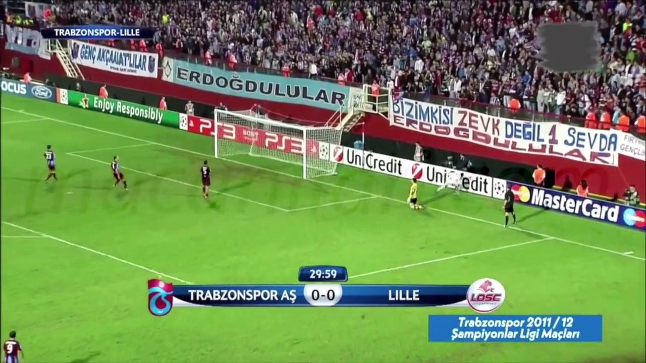 Trabzonspor 1-1 Lille OSC [HD] 27.09.2011 - 2011-2012 Champions League Group B Matchday 2 (Ver. 2)
