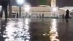 شاهد.. هطول أمطار غزيرة على الحرم النبوي بـ المدينة_المنورة - عبر - @Yusuf_artist_