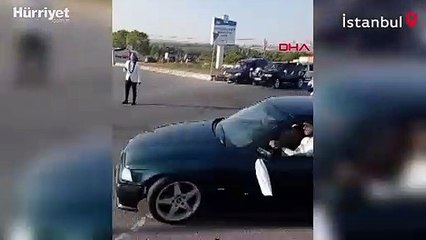 Büyükçekmece'de tehlikeli düğün eğlencesi