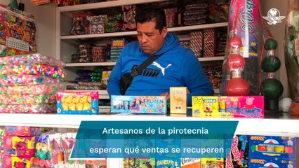 Arranca la principal venta de temporada de pirotecnia en mercado de San Pablito, Tultepec