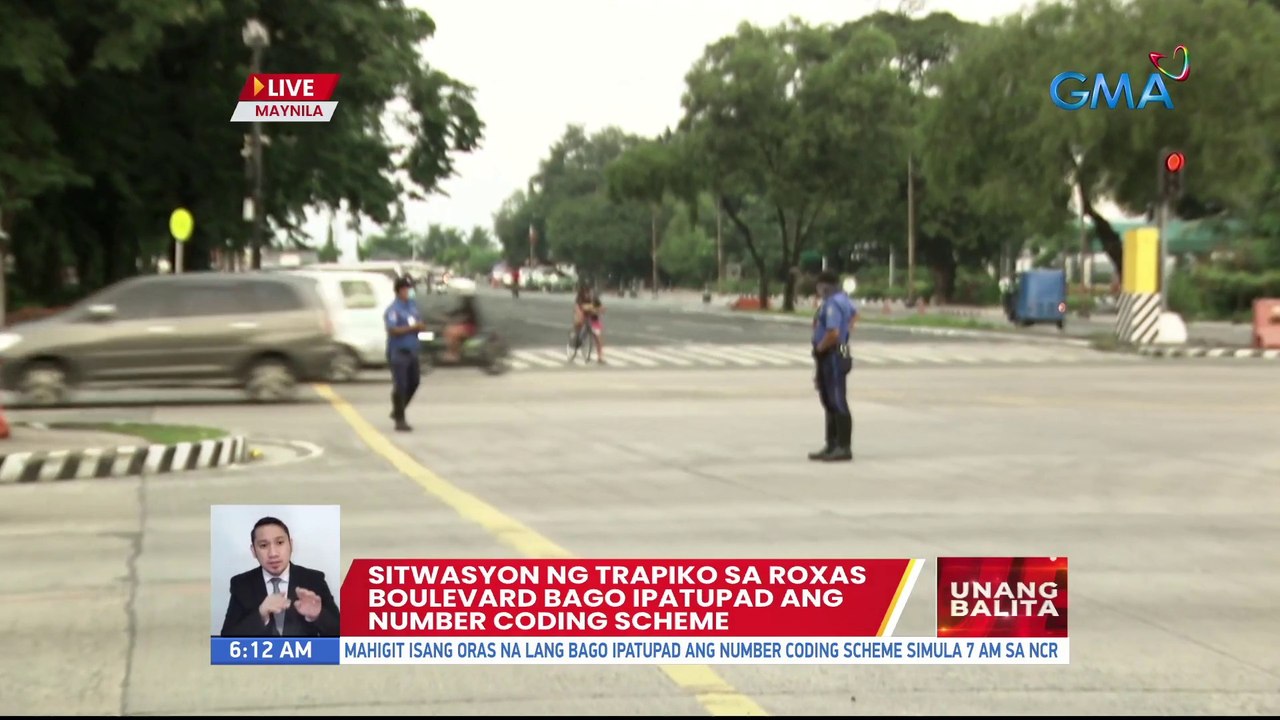 Sitwasyon ng trapiko sa Roxas Boulevard bago ipatupad ang number coding scheme | UB