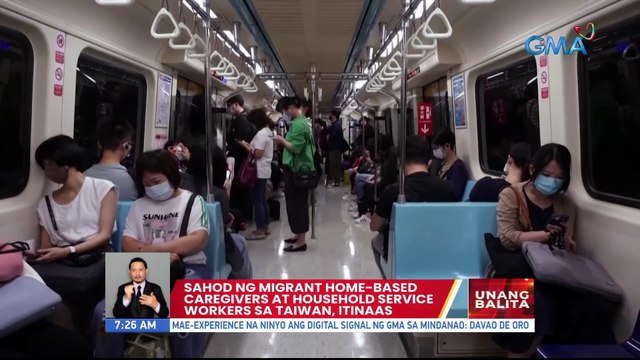 Sahod ng migrant home-based caregiver at household service workers sa Taiwan, itinaas | UB