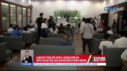 Labi ni Lydia de Vega, dadalhin sa Meycauayan, Bulacan ngayong araw | UB