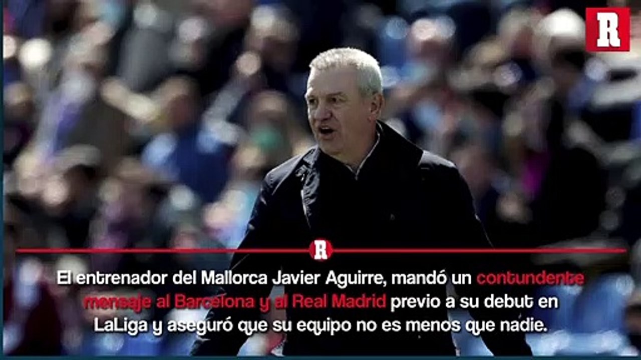 Vasco Aguirre sobre el Mallorca: 'No somos menos que nadie'
