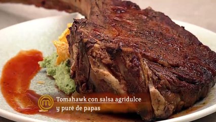 Cynthia le pone humor a la tensa noche de eliminación en MasterChef