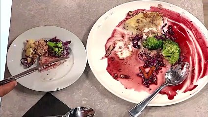 Sergio presenta un plato que el jurado no esperaba