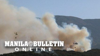 Spain wildfire forces evacuations, destroys land