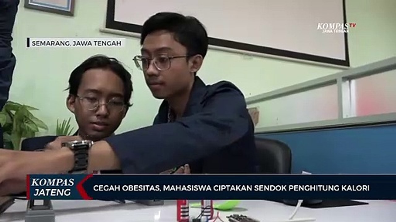 Cegah Obesitas, Mahasiswa Polines Semarang Ciptakan Sendok Penghitung Kalori