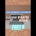 Cara Membuat Kacamata di Blender 3D PART 5 (Bagian Lanjutan Edit Vertex Dan Membuat Kaca 3D)