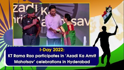I-Day 2022: KT Rama Rao participates in ‘Azadi Ka Amrit Mahotsav’ celebrations in Hyderabad