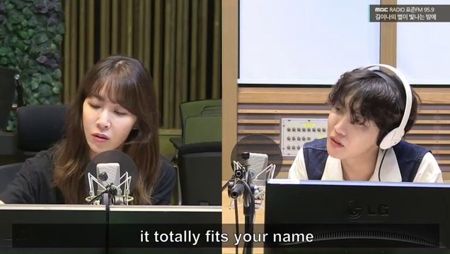 Jhope at Starry Night Kim Eana Radio Show MBC 10 August 2022 Part 2