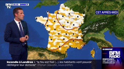 La météo pour ce lundi 15 août 2022