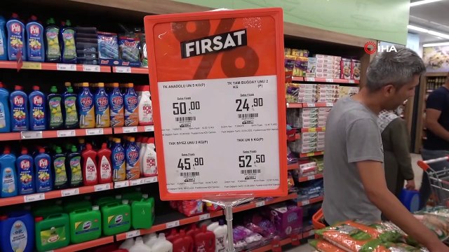 Cumhurbaşkanı Erdoğan talimatı vermişti! Tarım Kredi Kooperatif marketlerinde indirim yoğunluğu