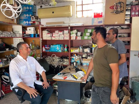 Suriyeli esnaftan Ali Mahir Başarır'a: Erdoğan 10 numara