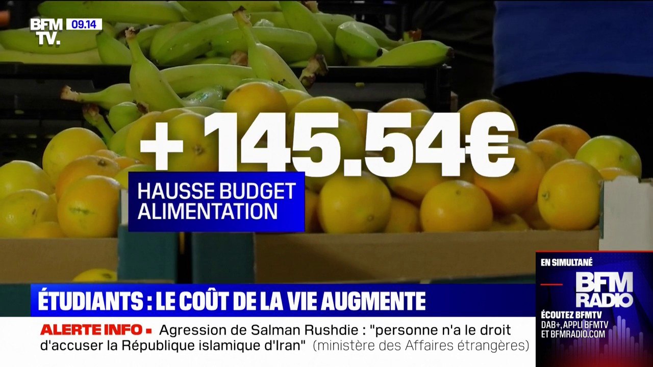 Après une augmentation de 6,47% du coût de la vie étudiante, l'Unef alerte