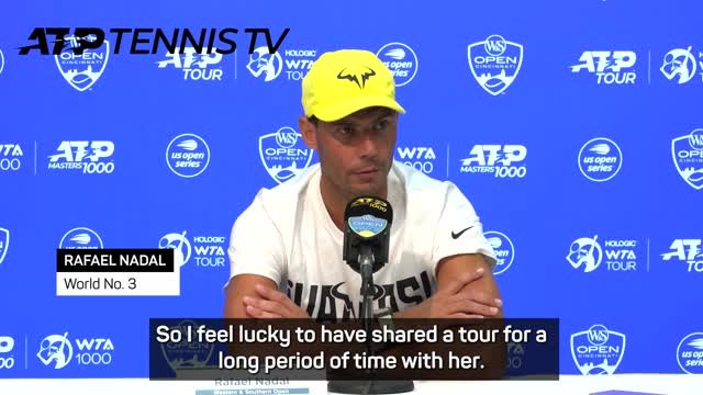 Nadal feels 'lucky' to have shared same era with Serena