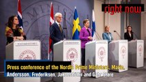 LIVE - Press conference of the Prime Ministers of Sweden, Finland, Denmark, Iceland, Norway.