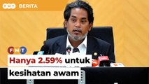 Negara lain peruntuk 4% untuk kesihatan awam, Malaysia hanya 2.59%, dedah KJ