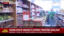 Cumhurbaşkanı Erdoğan talimat vermişti! Tarım Kredi Kooperatifleri marketlerinde indirim bu sabah başladı