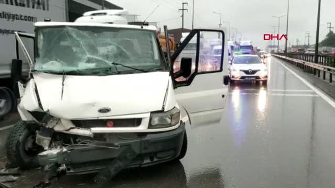 Son dakika haber | GEBZE'DE 3 ZİNCİRLEME KAZA: 4 YARALI