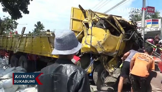 Diduga Rem Blong Truk Tabrak Sejumlah Kendaraan 6 Orang Meninggal