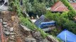 Son Dakika! Şiddetli yağış nedeniyle İstanbul Beykoz'da istinat duvarı çöktü: 1 kişi göçük altında