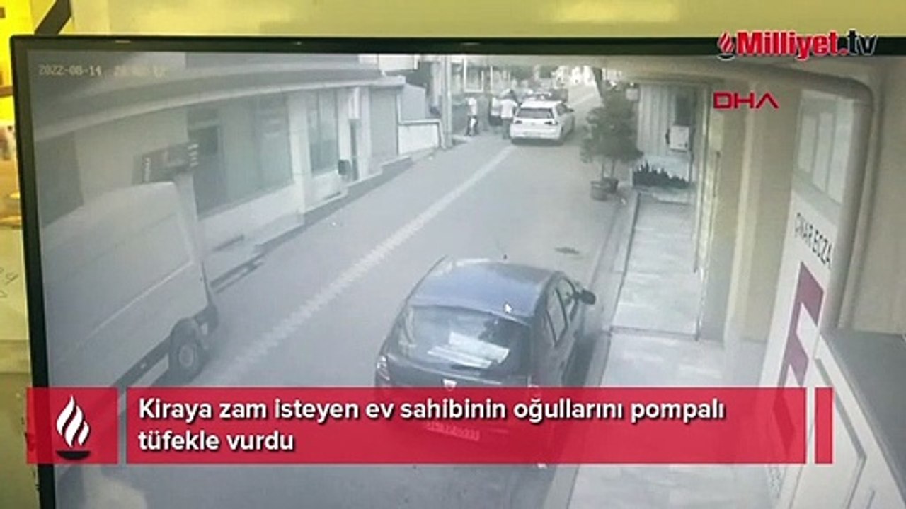 Kiraya zam isteyen ev sahibinin oğullarını pompalı tüfekle vurdu
