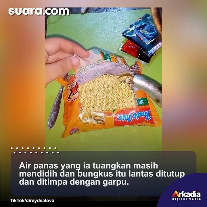 Penasaran dengan Cara Masak Unik Mie Instan Ala Bule, Hasilnya Bikin Wanita Ini Percaya