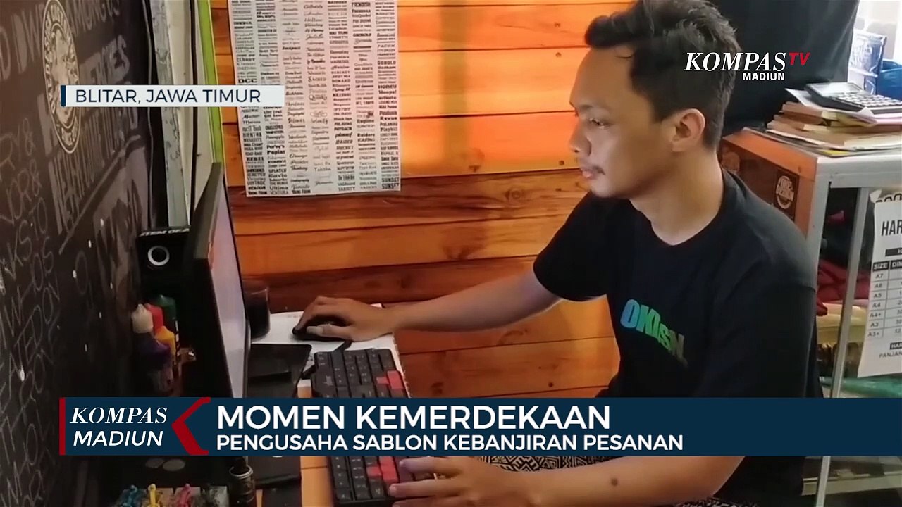 Momen Kemerdekaan Pengusaha Sablon Kebanjiran Pesanan