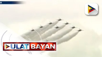 'Black Eagles' ng Korea, ipinamalas ang iba't ibang aerobatic formation sa isang airshow sa Pampanga