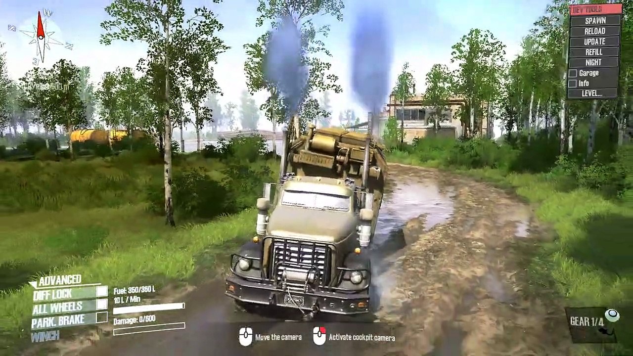 Truck 1952 GMC 950 6x6 for Mudrunner